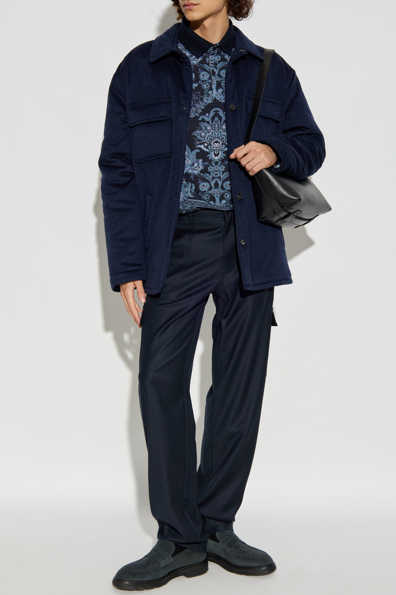 Tシャツ・カットソー ETRO FW24 Etro Knitted Polo (MRKN0001 AK464 X0810) Tシャツ・カットソー ETRO FW24 Etro Knitted Polo (MRKN0001